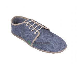 Barefoot Beda barefoot leather shoes with membrane - denim