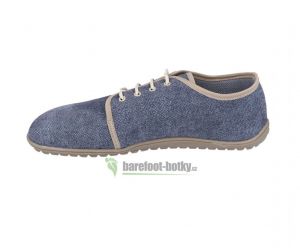 Barefoot Beda barefoot leather shoes with membrane - denim