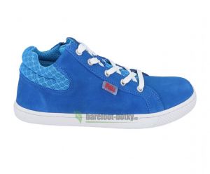 Filii Barefoot SKATER ONE laces velours turquoise M | 35, 37, 39, 40