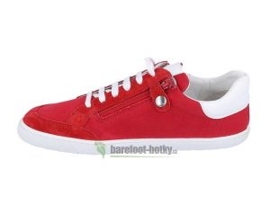 Barefoot Barefoot sneakers Filii - ADULT Love You Velours / Canvas Red