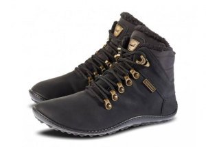 Barefoot Leguano Husky black winter boots