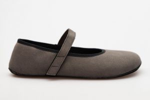 Barefoot Ahinsa shoes Ananda Bare ballerinas gray