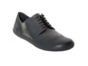 Barefoot low shoes Sole runner Janus Black leather | 42, 43, 44, 45, 46
