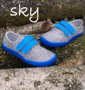 Beda barefoot sneakers Soft sky | 21, 22, 23, 24, 27, 28, 29, 30, 31, 35, 38