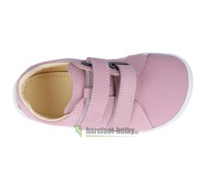 Baby bare shoes Febo pink nubuk shora