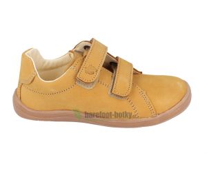Baby bare shoes Febo Spring Mustard Nubuk