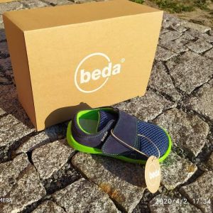 Beda Barefoot blue lime - sneakers | 21