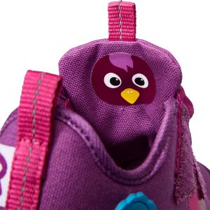 Dětské barefoot botičky Affenzahn Cotton Sneaker Bird detail II