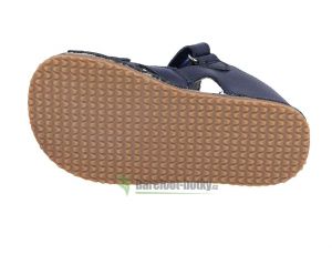 Protetika Zero navy - kožené barefoot sandálky podrážka