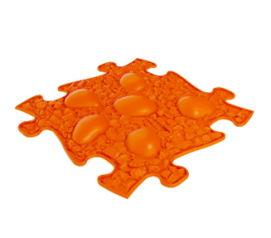 Ortopedická Podlaha MUFFIK puzzle Dino vejce měkké oranžové