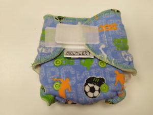 Barefoot BREBERKY - Pant diaper S - Velcro