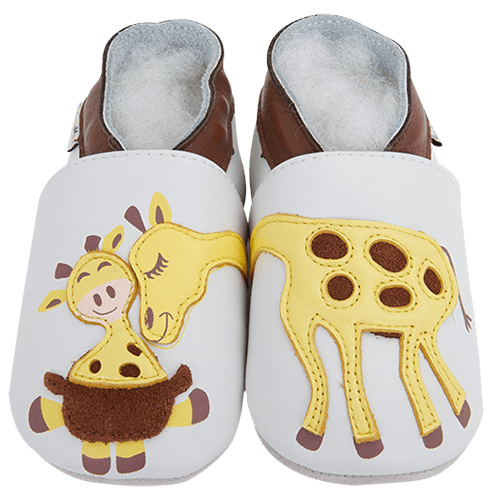 Barefoot Lait et Miel giraffe slippers