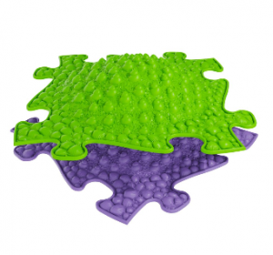 Orthopedic floor - Coast soft | light green, purple