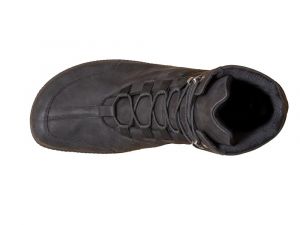 Sole runner barefoot boty Surtur Black Leather shora