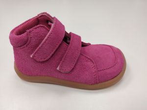 Baby bare shoes Febo Fall Fuchsia Velor | 23