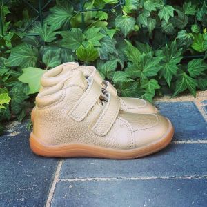 Baby bare shoes Febo Fall Gold