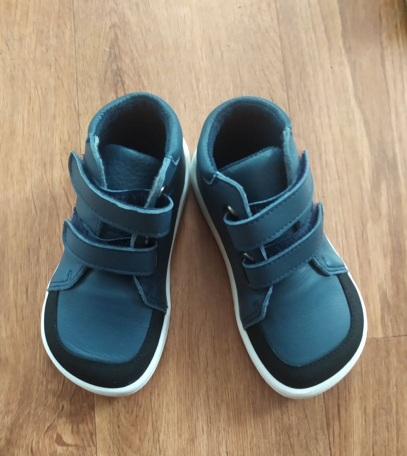Baby bare shoes Febo Fall navy s okopem