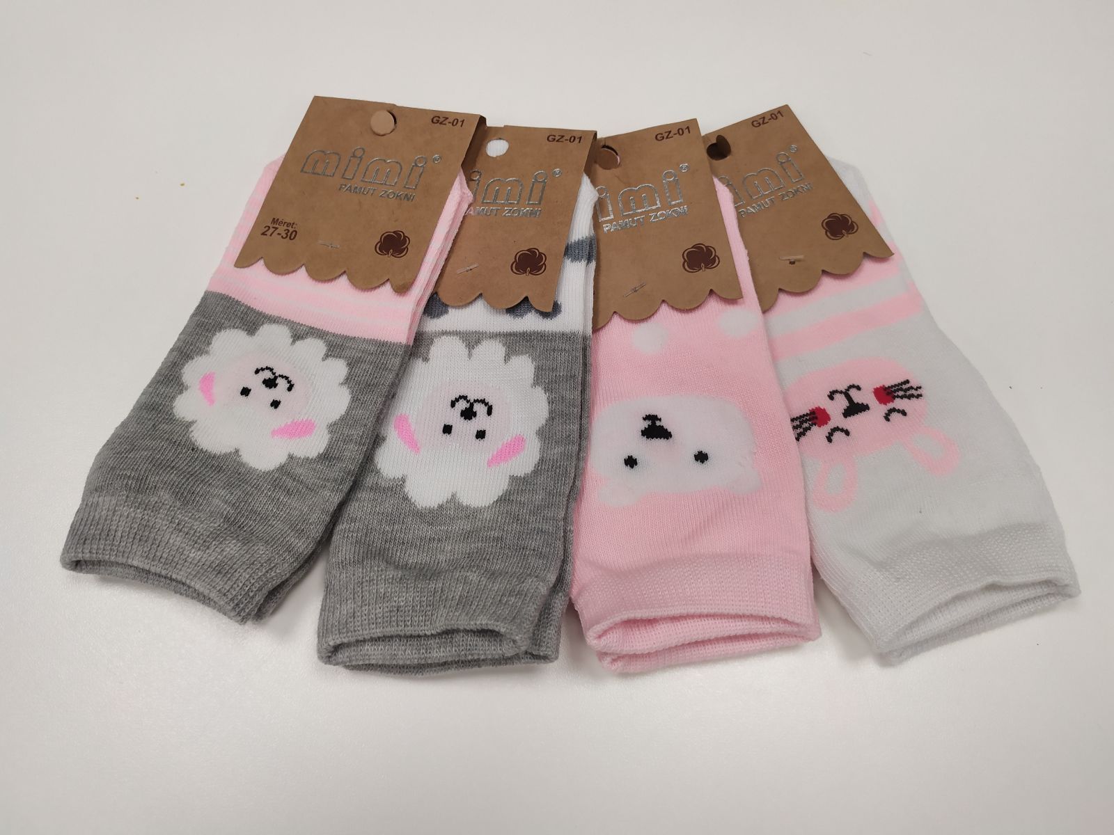 Barefoot AURA VIA socks - gray-pink