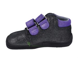 Barefoot Beda Barefoot Dark violette - year-round shoes with a membrane