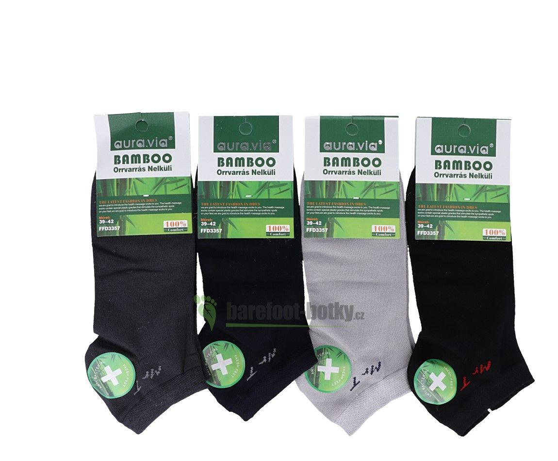 Barefoot Bamboo ankle socks AURA VIA - men