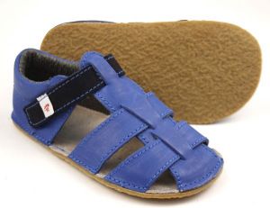 Ef barefoot sandálky - modré podrážka