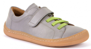 Froddo year-round barefoot shoes light grey - 1 velcro | 23, 27, 33