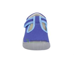 Barefoot Protetika Kirby blue - textile sneakers / slippers