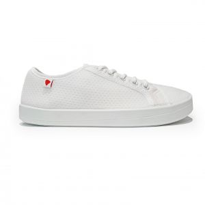 Barefoot sneakers Anatomic white with white sole - mesh | 36