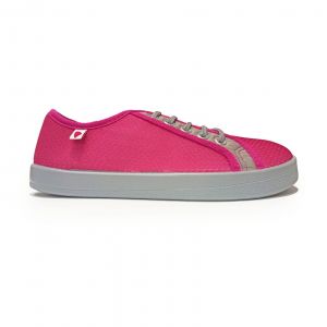 Barefoot sneakers Anatomic pink with grey sole - mesh | 38, 41, 42
