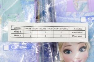 Dívčí licenční pláštěnka FROZEN SVĚTLE MODRÁ tabulka velikostí