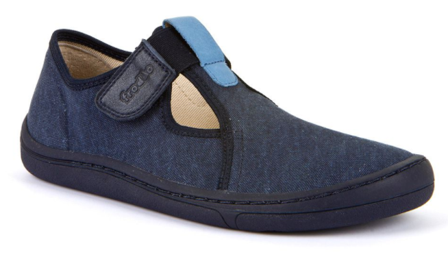 Barefoot Froddo barefoot sneakers dark blue open