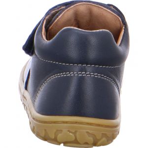 Lurchi celoroční barefoot boty - Nora nappa azul zezadu