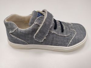 Barefoot canvas sneakers KOEL4kids - Bernardo gray | 29, 30
