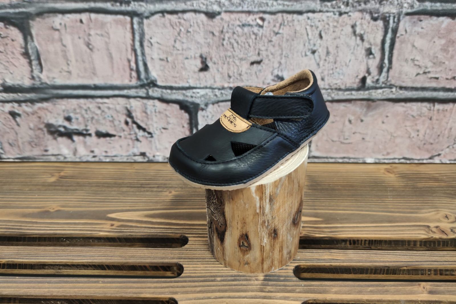 Barefoot sandálky Pegres BF20 - černé