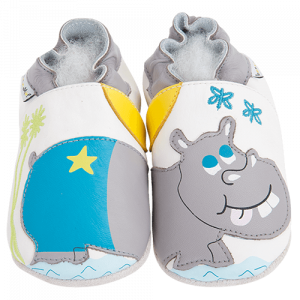 Barefoot Lait et Miel hippo slippers