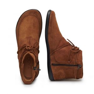 Barefoot Leather shoes ZAQQ QEBEQ Cognac