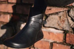 Barefoot Leather shoes ZAQQ RIQUET Black