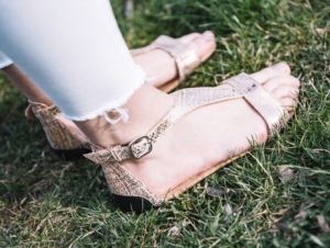 Barefoot Sandals ZAQQ CLIQ Gold