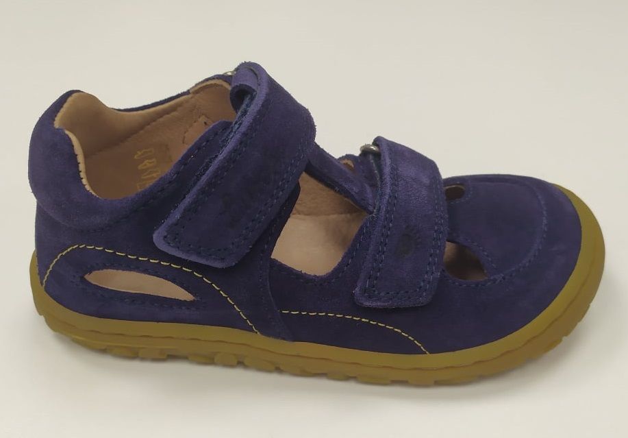 Barefoot Lurchi sandals - NANDO suede Azul