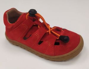 Barefoot Lurchi sandals - NATHAN suede Fuego