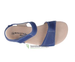 Protetika barefoot sandály Belita modré shora