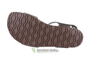 Protetika barefoot sandály Belita šedé/hnědé podrážka
