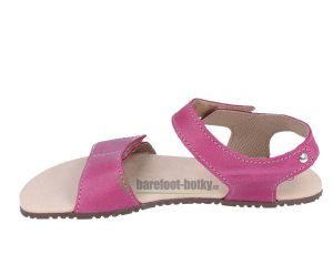 Protetika barefoot sandály Belita fuxia bok