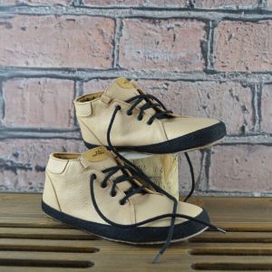 Barefoot Year-round shoes - Barefoot Pegresky for adults - beige with black trench