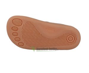 Froddo barefoot celoroční boty cognac - 2 suché zipy podrážka