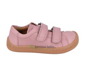 Barefoot Froddo barefoot year-round shoes pink - 2 velcro