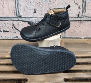Barefoot kožené boty Pegres BF52 - černá podrážka