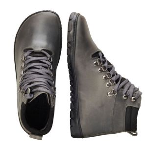 Barefoot Leather shoes ZAQQ EXPEQ wide Gray Waterproof