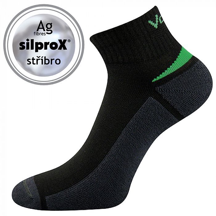 Ponožky VOXX pro dospělé - Aston silproX - černá