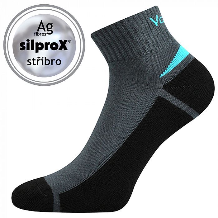 Ponožky VOXX pro dospělé - Aston silproX - tmavě šedá